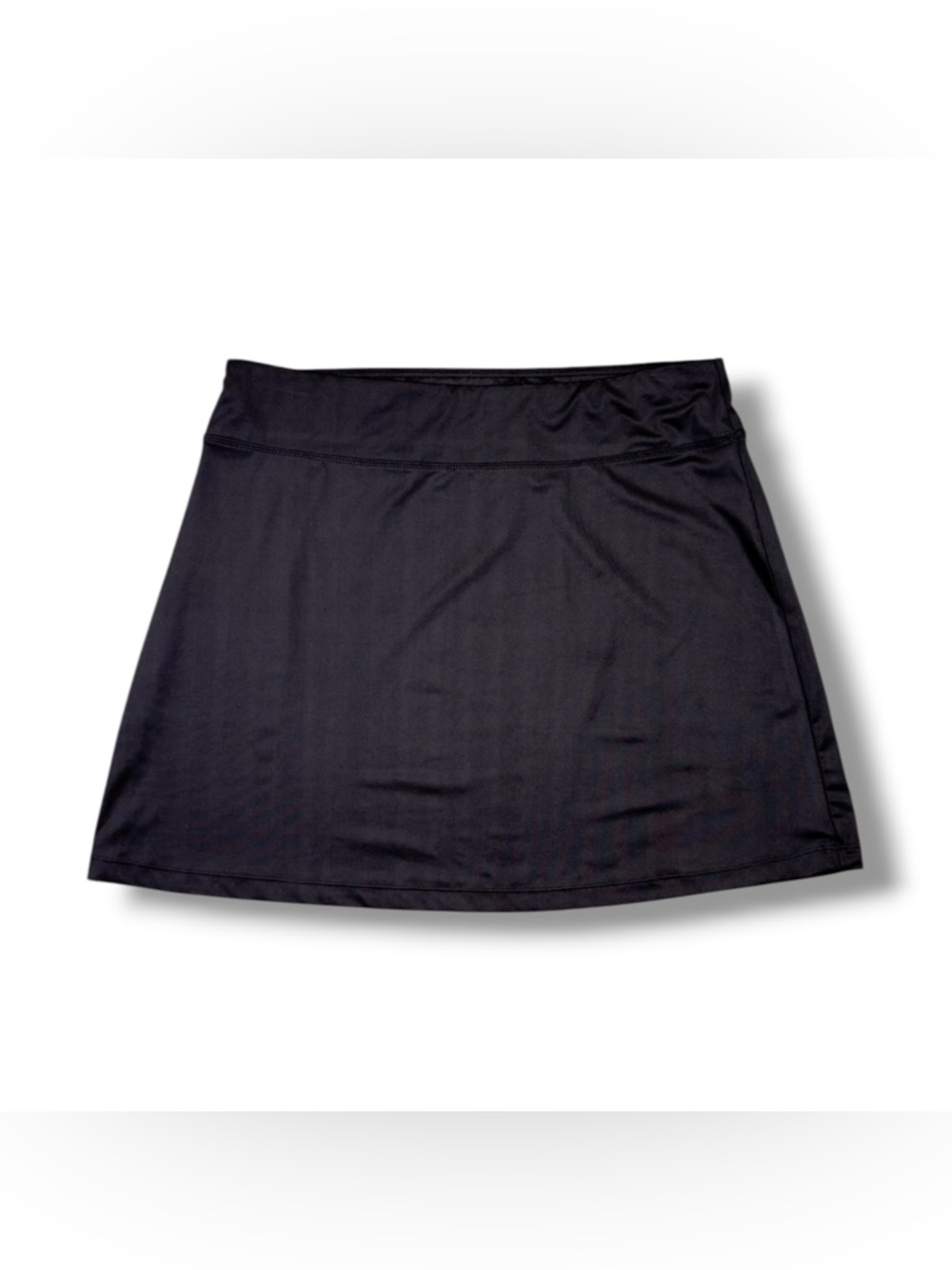 Reel Legends Black A-Line Active Swim Cover-Up Skirt
